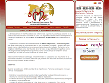Tablet Screenshot of diamundial.hipertensionpulmonar.es